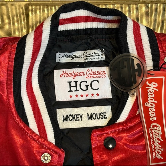 Headgear Classics -Red Mickey Mouse Chicago Jacket - Picture 8 of 9